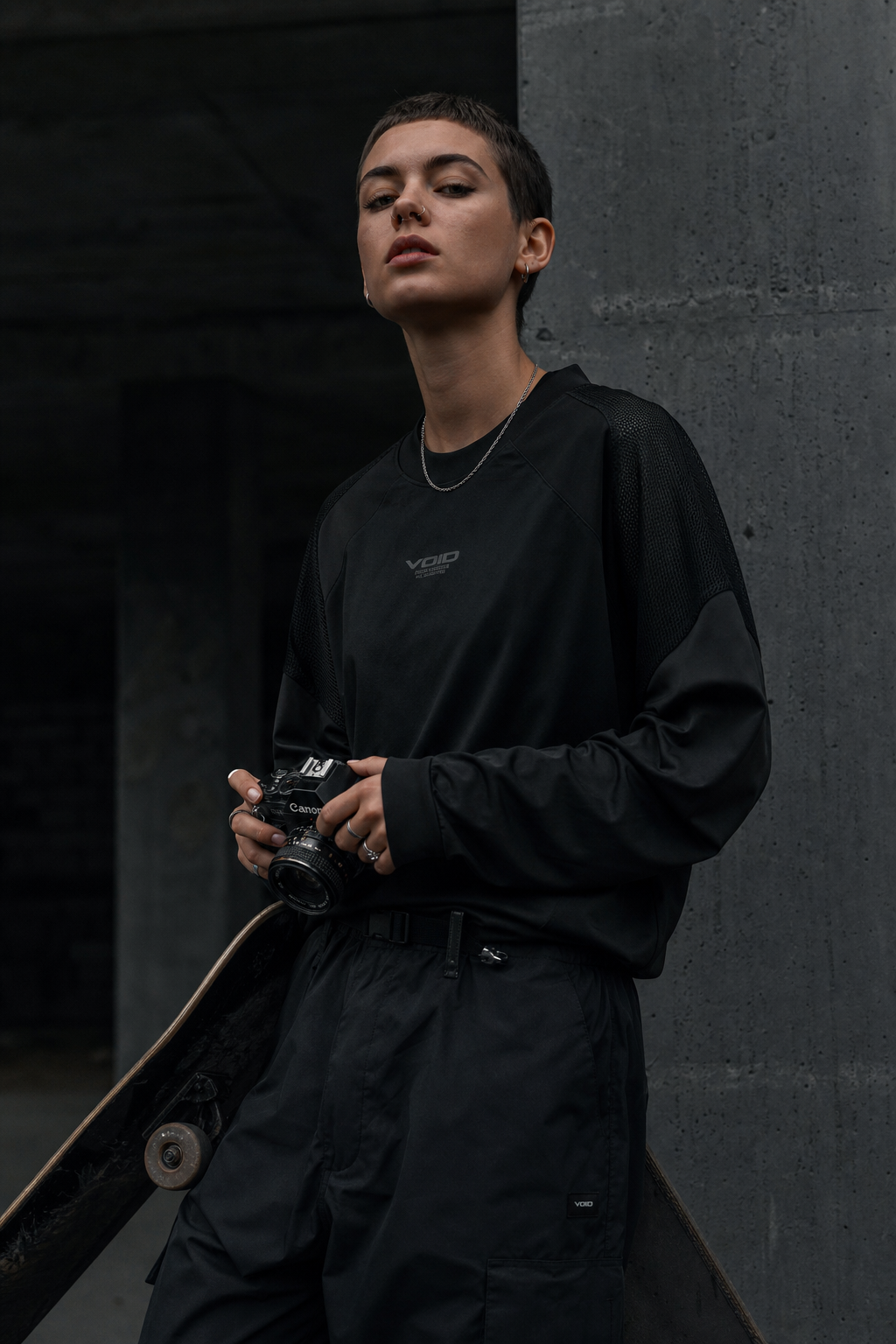 Portrait of Jade, skater and photographer